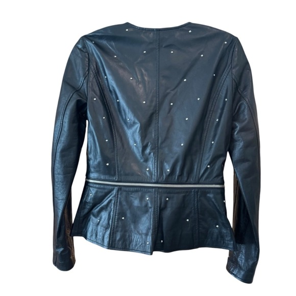 Lamarque Black Leather Jacket. Size S. - Picture 6 of 15